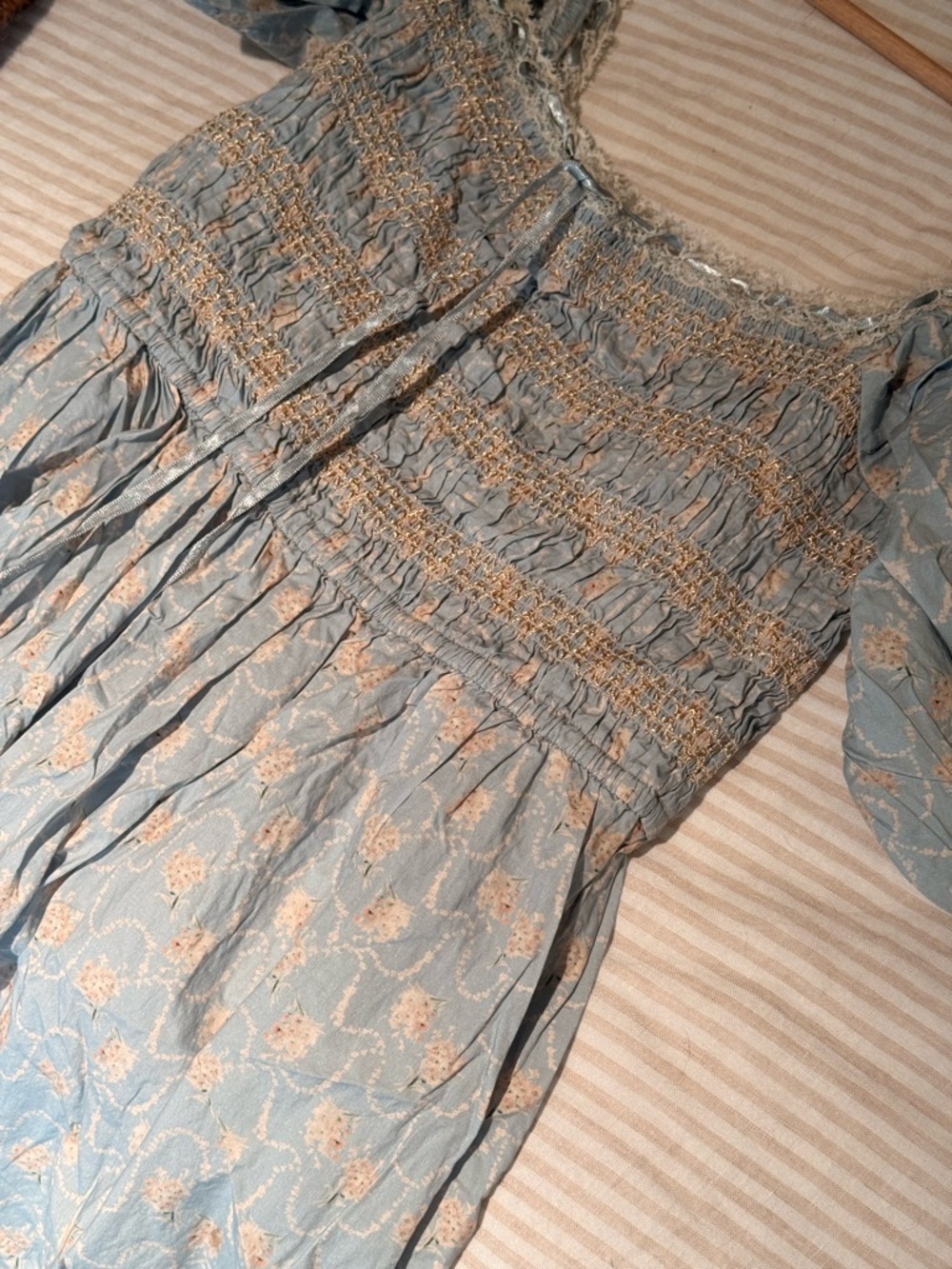 Ricarda dress in Celeste bouquet NWOT - Picture 3 of 6